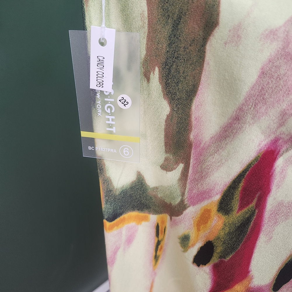 Insight Multicolor Abstract Pencil Pants - Picture 8 of 8